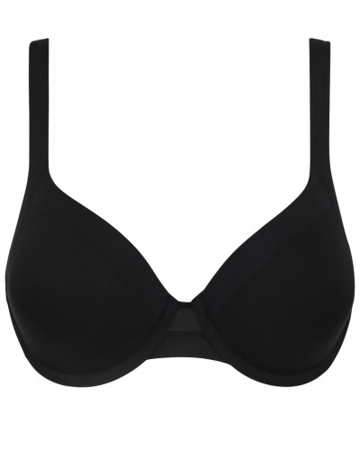 Гладкий бюстгальтер на каркасах Dim GENEROUS INVISIBLE 0CS8 черный, Цвет: черный, Размеры: 75C, изображение 6