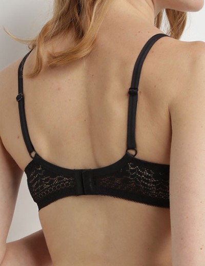 Кружевной легкий бюстгальтер Dim SUBLIM 0CDM черный, Цвет: черный, Размеры: 70A, изображение 2