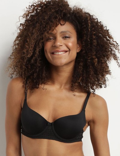 Формованный бюстгальтер Dim SUBLIM 0CDO черный, Цвет: черный, Размеры: 70B, изображение 3