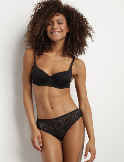 Формованный бюстгальтер Dim SUBLIM 0CDO черный, Цвет: черный, Размеры: 70B, изображение 4