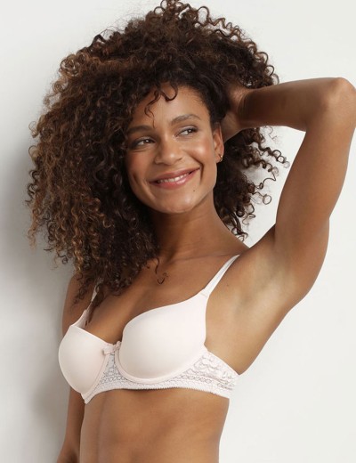 Формованный бюстгальтер Dim SUBLIM 0CDO белая роза, Цвет: белая роза, Размеры: 75C, изображение 3