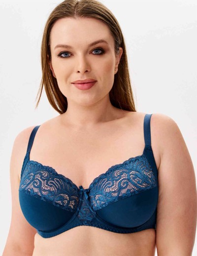 Бюстгальтер мягкий Milavitsa 100151 / 120151 синий топаз, Цвет: синий топаз, Размеры: 85C, изображение 3