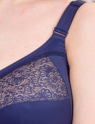 Бюстгальтер мягкий без косточек Milavitsa 104082 / 104083 голубика, Цвет: голубика, Размеры: 105C, изображение 2