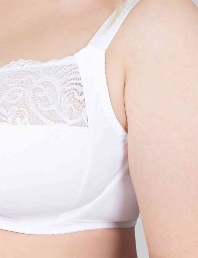 Бюстгальтер мягкий Milavitsa 100151 / 120151 белый, Цвет: белый, Размеры: 90I, изображение 3