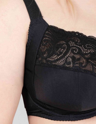 Бюстгальтер мягкий Milavitsa 100151 / 120151 черный, Цвет: черный, Размеры: 80D, изображение 4