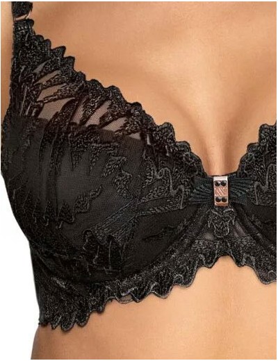 Бюстгальтер балконет пуш-ап Novika SOPHIE N01 PUSH UP черный, Цвет: черный, Размеры: 75E, изображение 4