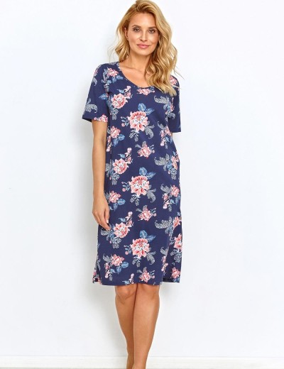 Ночная сорочка с коротким рукавом Taro 2879/2927 ELLIE, Цвет: синий/розовый, Размеры: S, изображение 3