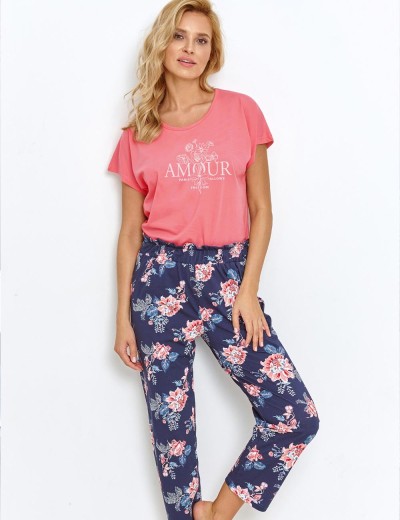 Женская пижама с брюками Taro 2884/2930 JOYCE, Цвет: синий/розовый, Размеры: S, изображение 2
