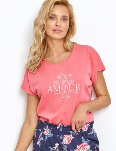 Женская пижама с брюками Taro 2884/2930 JOYCE, Цвет: синий/розовый, Размеры: S, изображение 3