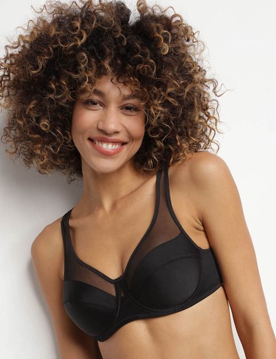 Бюстгальтер с мягкой чашкой Dim GENEROUS 3983 черный, Цвет: черный, Размеры: 90F, изображение 3