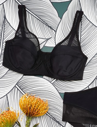 Бюстгальтер с мягкой чашкой Dim GENEROUS 3983 черный, Цвет: черный, Размеры: 90F, изображение 7