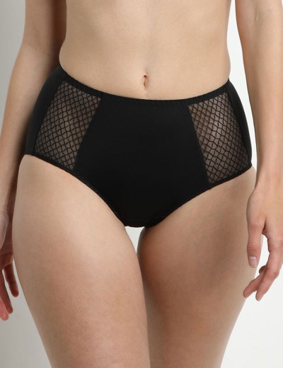 Трусы-макси с эффектом плоского живота Dim ECO 02CA черный, Цвет: черный, Размеры: XL, изображение 3