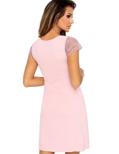 Ночная сорочка с коротким рукавом Donna CELINE nightdress, Цвет: розовый, Размеры: M, изображение 2