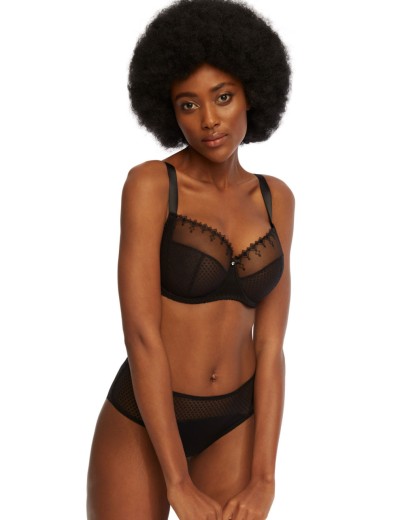 Трусы бразилиана Kinga 339/3-P tulle черный, Цвет: черный, Размеры: S, изображение 3