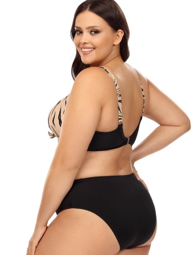 Раздельный купальник мягкий Lorin L3109/2 BIG, Цвет: бежевый, Размеры: 75E, изображение 2