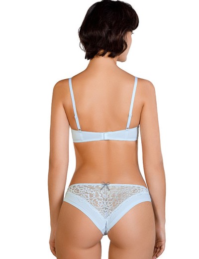 Комплект балконет без косточек и слипы Mioocchi ARLETTE 779696 cielo, Цвет: cielo (голубой), Размеры: 80A, изображение 2