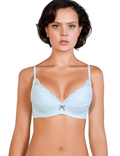 Комплект балконет без косточек и слипы Mioocchi ARLETTE 779696 cielo, Цвет: cielo (голубой), Размеры: 80A, изображение 3