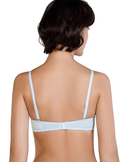 Комплект балконет без косточек и слипы Mioocchi ARLETTE 779696 cielo, Цвет: cielo (голубой), Размеры: 80A, изображение 4