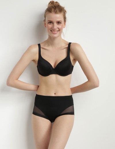 Трусы слипы высокие Dim GENEROUS 09A1 черный, Цвет: черный, Размеры: S, изображение 3