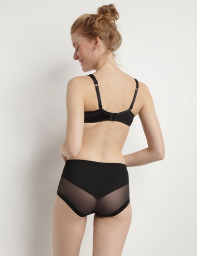 Трусы слипы высокие Dim GENEROUS 09A1 черный, Цвет: черный, Размеры: S, изображение 4