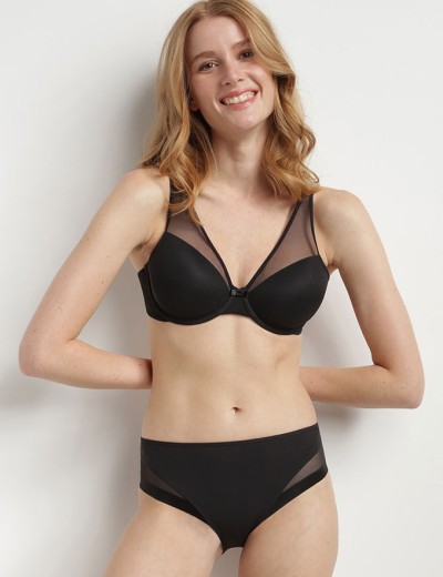 Трусы слипы высокие Dim GENEROUS 09A1 черный, Цвет: черный, Размеры: S, изображение 5