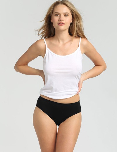 Комплект трусиков Dim ECO 05E0 (2 шт) черный и белый, Цвет: черный/белый, Размеры: XS/S, изображение 4