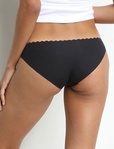 Комплект трусиков из хлопка Dim BODY TOUCH Cotton 04NR (2 шт) черный и белый, Цвет: черный/белый, Размеры: XXS/XS, изображение 2