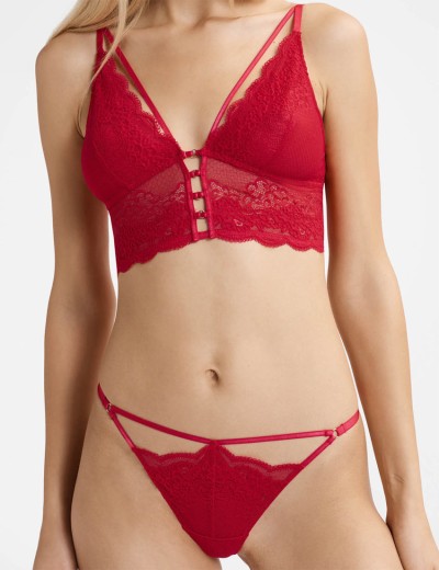 Красный кружевной бралетт Esotiq TRIXIE 40150, Цвет: красный, Размеры: L, изображение 2