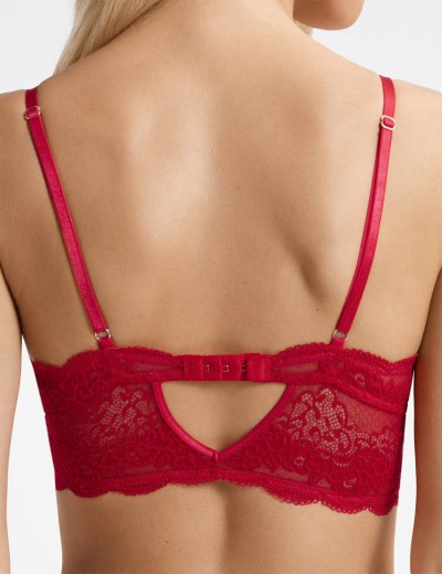Красный кружевной бралетт Esotiq TRIXIE 40150, Цвет: красный, Размеры: L, изображение 4