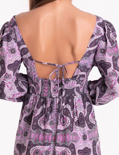 Платье с завышенной талией Mia-Mia ALBA 16501, Цвет: cиреневый, Размеры: L, изображение 7