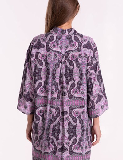 Платье-рубашка из вискозы Mia-Mia ALBA 16509, Цвет: cиреневый, Размеры: S, изображение 8