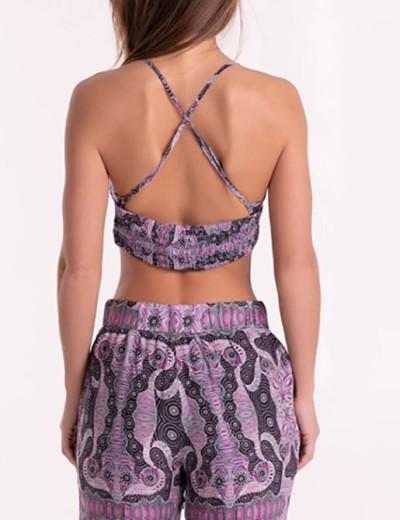 Комплект из вискозы топ и брюки Mia-Mia ALBA 16512, Цвет: cиреневый, Размеры: S, изображение 8