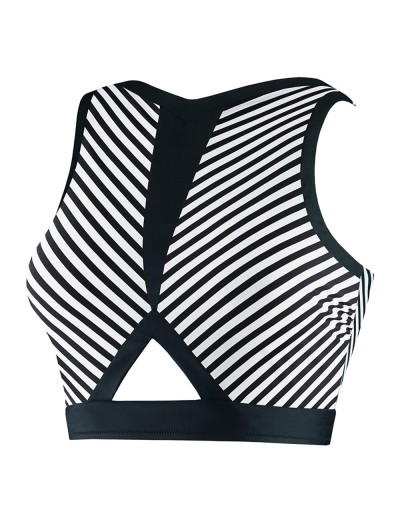 Верх купальника UNICONF CBB233 V1 SPICY STRIPES, Цвет: черно-белый, Размеры: L, изображение 4