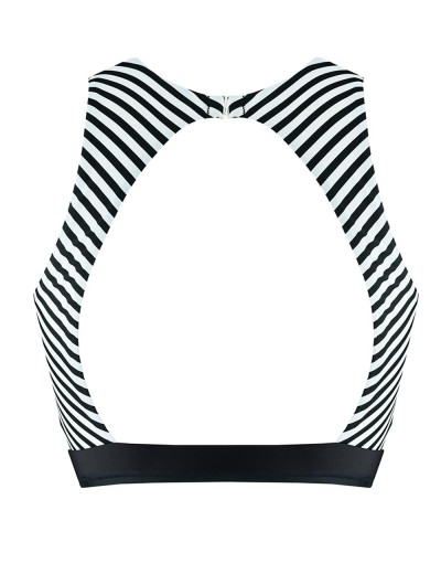 Верх купальника UNICONF CBB233 V1 SPICY STRIPES, Цвет: черно-белый, Размеры: L, изображение 5