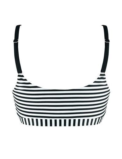 Купальный топ в полоску UNICONF CBB234 V1 SPICY STRIPES, Цвет: черно-белый, Размеры: S, изображение 6