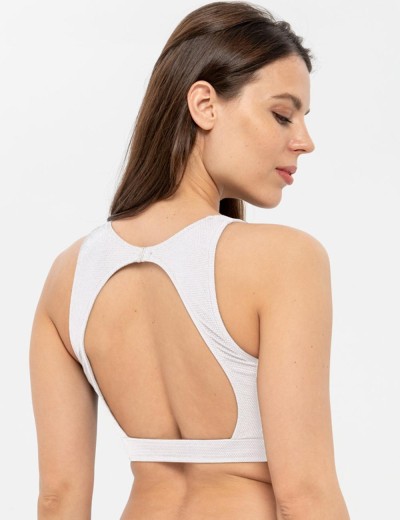 Верх купальника UNICONF CBB240 ALB SPIRIT OF COLOURS, Цвет: белый, Размеры: M, изображение 2