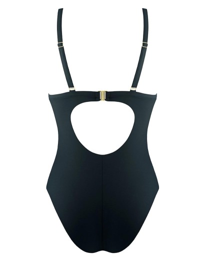 Закрытый купальник с ярким принтом и кристаллами UNICONF CBI190S V1 CRUISE PARTY, Цвет: черный, Размеры: 80B, изображение 5