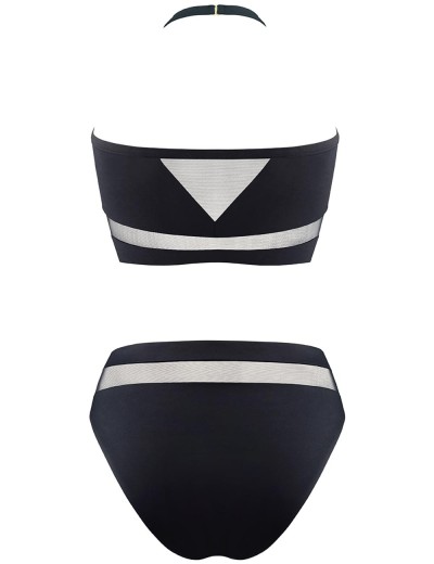 Слитный купальник с кристаллами UNICONF CBI191S V1 CRUISE PARTY, Цвет: черный, Размеры: S, изображение 6