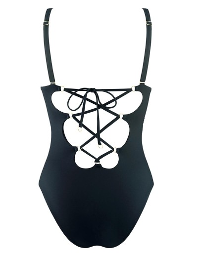 Совместный купальник пуш-ап UNICONF CBI198 V1 ELEGANT CRUISE, Цвет: черный, Размеры: 70C, изображение 5