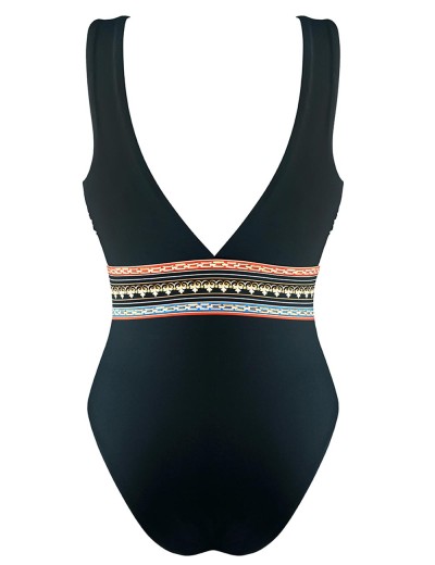 Слитный купальник с ярким принтом UNICONF CBI199 V1 ELEGANT CRUISE, Цвет: черный, Размеры: M, изображение 4