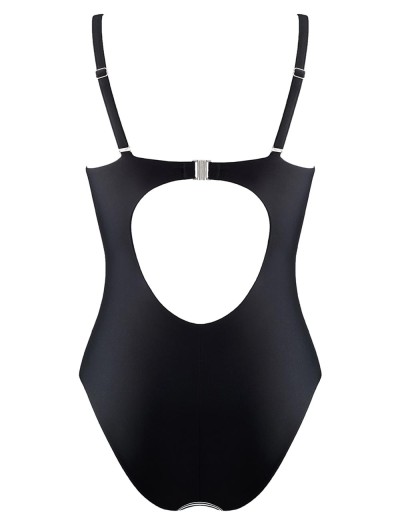 Закрытый купальник в полоску UNICONF CBI236 V1 SPICY STRIPES, Цвет: черно-белый, Размеры: 70B, изображение 5