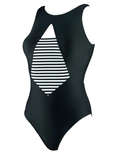 Совместный купальник UNICONF CBI237 V1 SPICY STRIPES, Цвет: черно-белый, Размеры: L, изображение 3