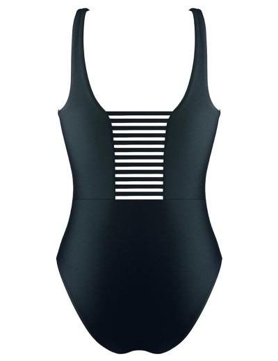 Совместный купальник UNICONF CBI237 V1 SPICY STRIPES, Цвет: черно-белый, Размеры: L, изображение 4