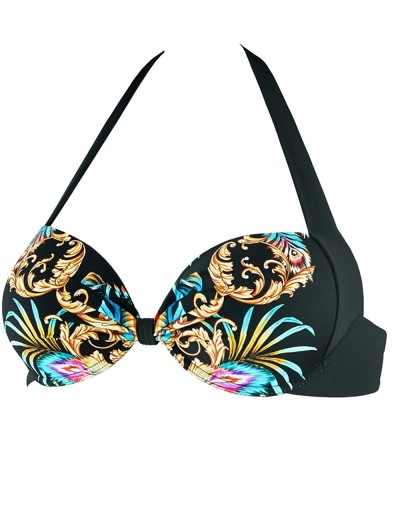 Бюстгальтер купальный с пуш-ап UNICONF CBS186 V1 CRUISE PARTY, Цвет: черный, Размеры: 90B, изображение 4