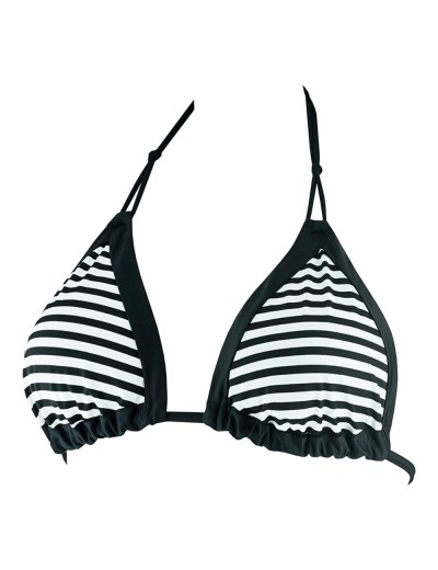 Полосатый купальный лиф UNICONF CBS229 V1 SPICY STRIPES, Цвет: черно-белый, Размеры: S, изображение 4