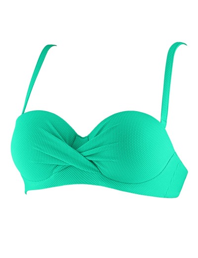 Зеленый купальный бюст-бандо UNICONF CBS242 MNT SPIRIT OF COLOURS, Цвет: мята, Размеры: 70B, изображение 5