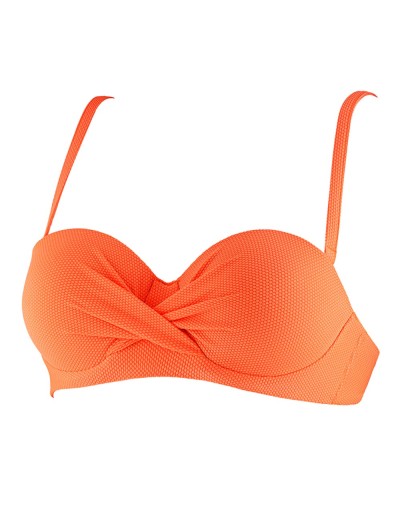 Оранжевый купальный бюст-бандо UNICONF CBS242 POW SPIRIT OF COLOURS, Цвет: оранжевый, Размеры: 70C, изображение 4