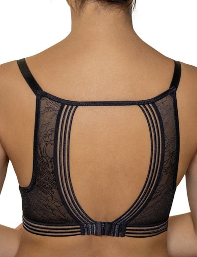 Бюстгальтер с пуш-ап гель и оригинальной спинкой Albina L TRIUMPH 1770 черный, Цвет: черный, Размеры: 70B, изображение 2