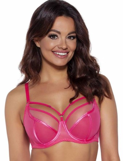 Мягкий бюстгальтер с декоративными бретелями Ava PROTEA 1923 M коралл, Цвет: коралл, Размеры: 70F, изображение 3