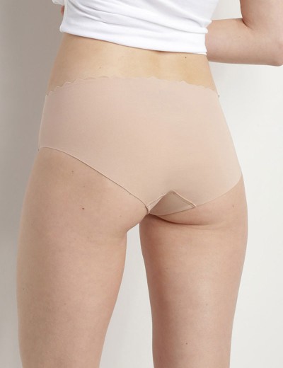 Набор трусов из хлопка Dim BODY TOUCH Cotton 0A6L (2 шт) телесный и белый, Цвет: телесный/белый, Размеры: XXS/XS, изображение 2